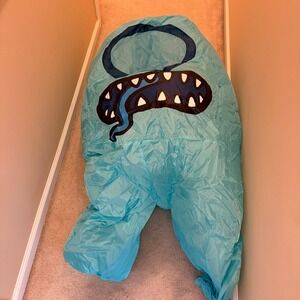 Among Us Impostor Inflatable Costume Youth Light Blue Toikido YuMe One Size